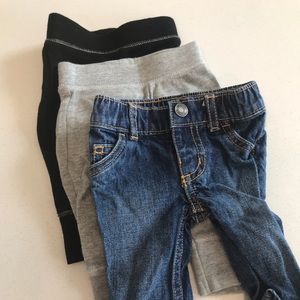 NB boy pant set - Carter’s jeans & lounge pants